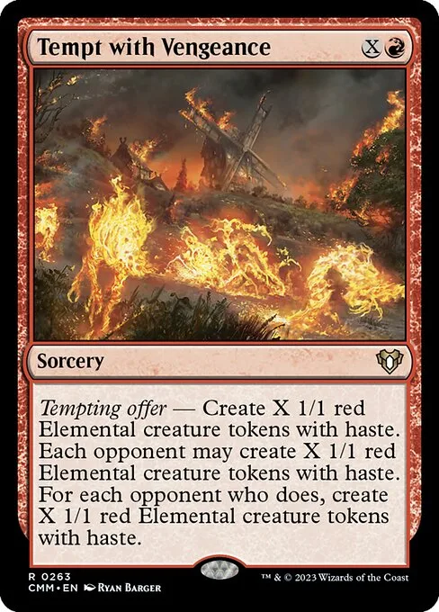 Tempt with Vengeance · Commander Masters 263/1067