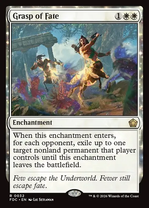 Grasp of Fate · Foundations Commander 32/3