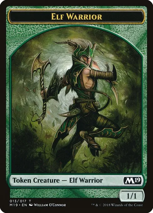 Elf Warrior · Core Set 2019 Tokens 13/18