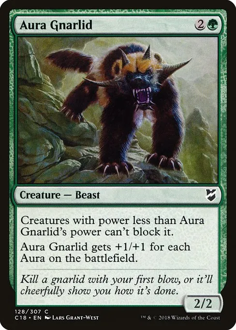 Aura Gnarlid · Commander 2018 128/307