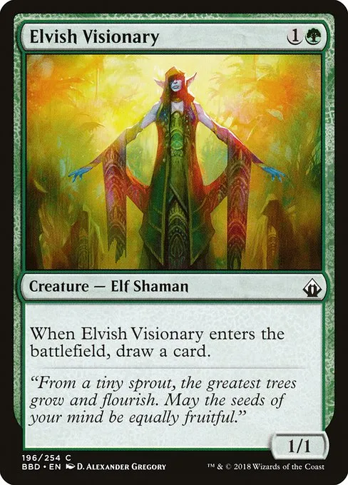 Elvish Visionary · Battlebond 196/256