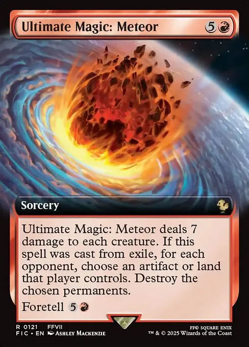 Ultimate Magic: Meteor · Final Fantasy Commander 121/486
