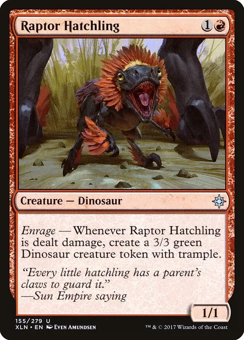 Raptor Hatchling · Ixalan 155/289