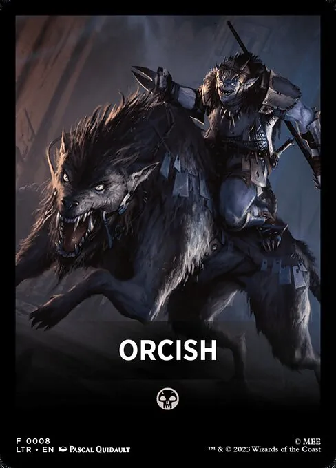 Orcish · Tales of Middle-earth Front Cards 8/10