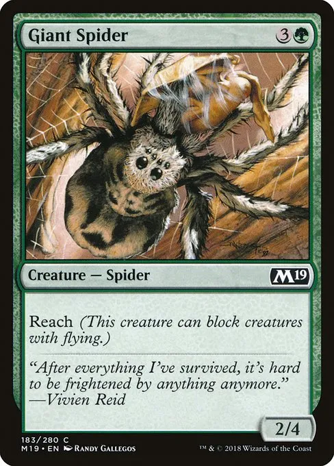 Giant Spider · Core Set 2019 183/314