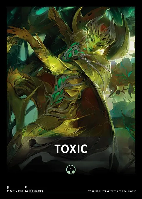 Toxic · Phyrexia: All Will Be One Jumpstart Front Cards 5/5