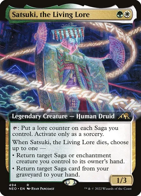 Satsuki, the Living Lore · Kamigawa: Neon Dynasty 494/531