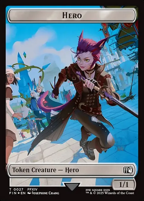 Hero · Final Fantasy Tokens 27/37