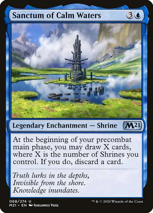 Sanctum of Calm Waters · Core Set 2021 68/397