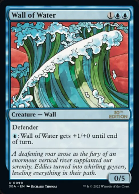 Wall of Water · 30th Anniversary Edition 90/594