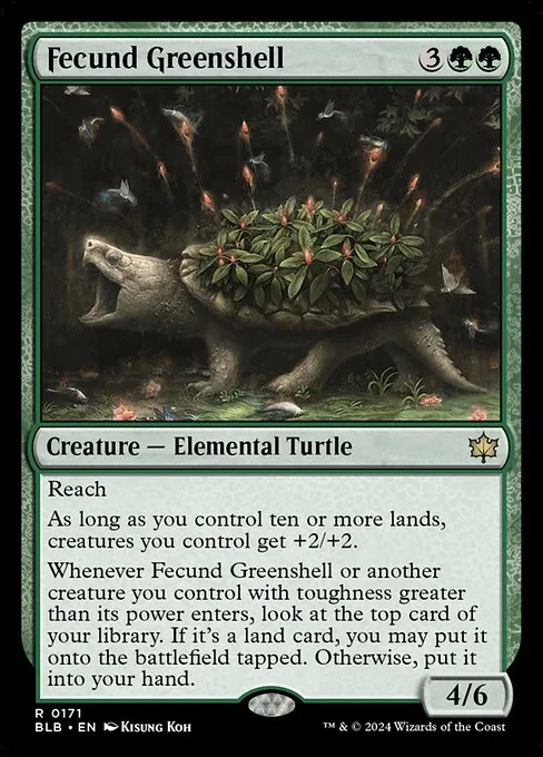 Fecund Greenshell · Bloomburrow 171/398