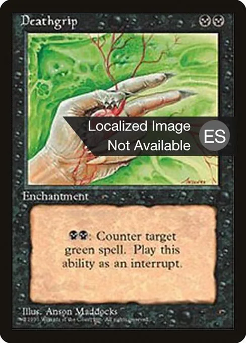 Deathgrip · Fourth Edition Foreign Black Border 130/378