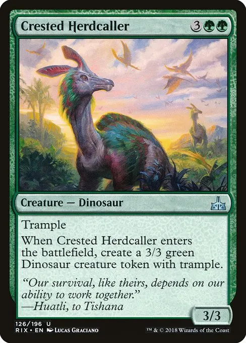 Crested Herdcaller · Rivals of Ixalan 126/205