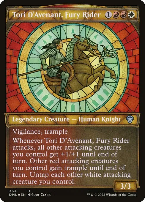 Tori D'Avenant, Fury Rider · Dominaria United 363/453