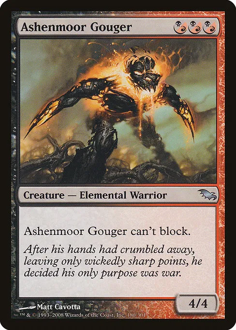 Ashenmoor Gouger · Shadowmoor 180/302