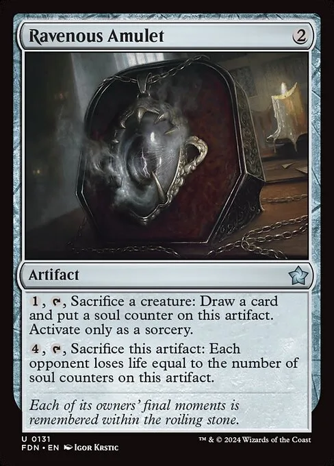 Ravenous Amulet · Foundations 131/771