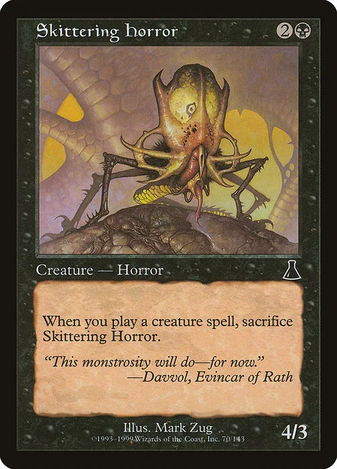 Skittering Horror · Urza's Destiny 70/143