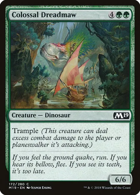 Colossal Dreadmaw · Core Set 2019 172/314