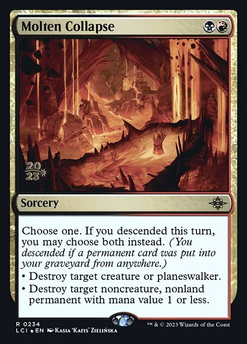 Molten Collapse · The Lost Caverns of Ixalan Promos 234s/136