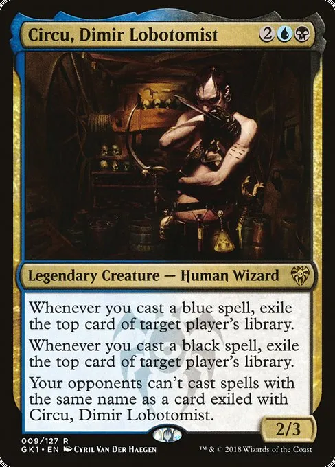 Circu, Dimir Lobotomist · GRN Guild Kit 9/127