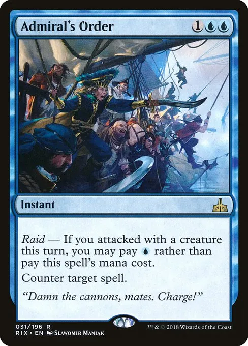 Admiral's Order · Rivals of Ixalan 31/205