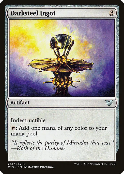 Darksteel Ingot · Commander 2015 251/342
