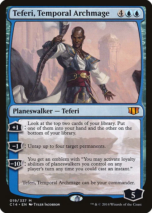 Teferi, Temporal Archmage · Commander 2014 19/337