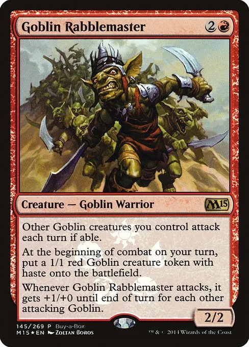 Goblin Rabblemaster · Magic 2015 Promos 145/14
