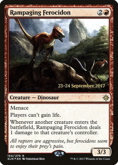 Rampaging Ferocidon · Ixalan Promos 154s/120