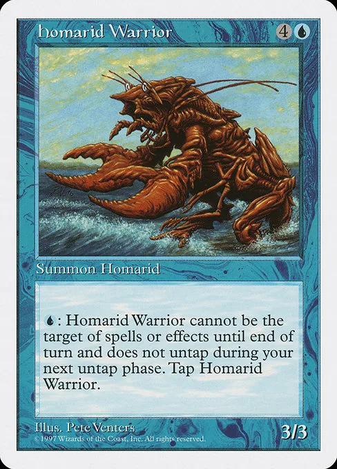 Homarid Warrior · Fifth Edition 92/460