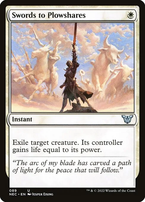 Swords to Plowshares · Neon Dynasty Commander 89/179