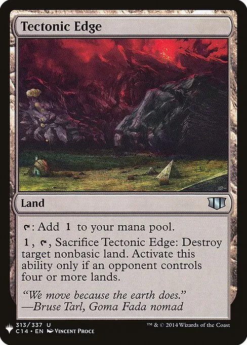 Tectonic Edge · The List C14-313/5050