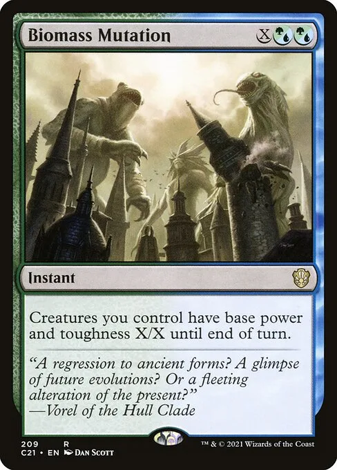 Biomass Mutation · Commander 2021 209/409