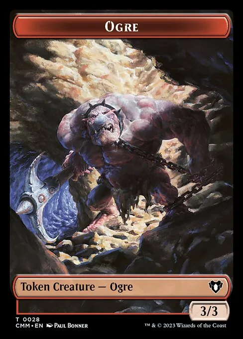 Ogre · Commander Masters Tokens 28/81
