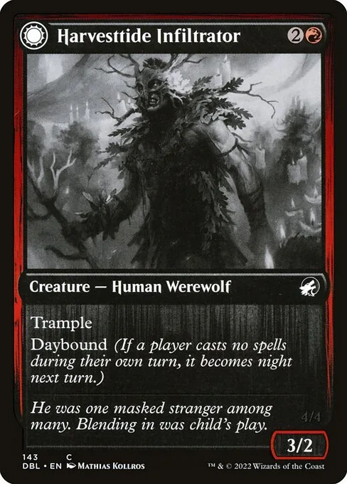 Harvesttide Infiltrator // Harvesttide Assailant · Innistrad: Double Feature 143/535