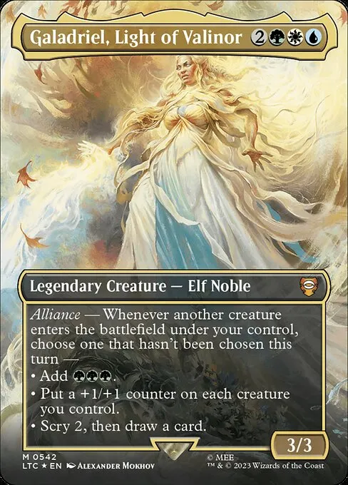 Galadriel, Light of Valinor · Tales of Middle-earth Commander 542/591