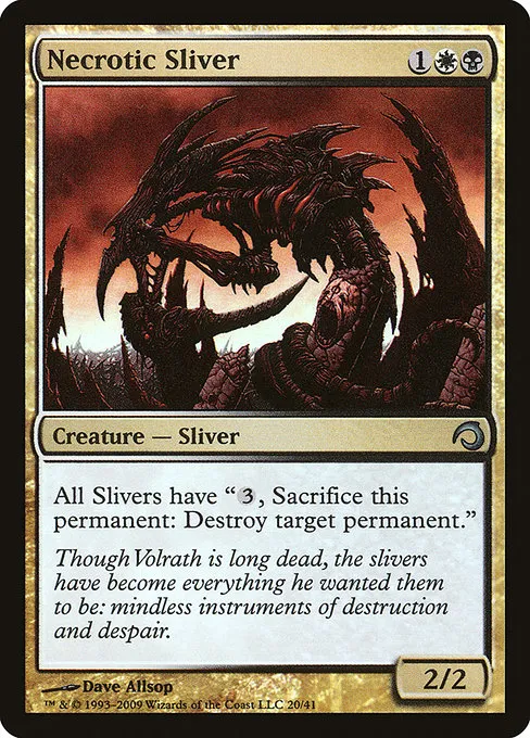 Necrotic Sliver · Premium Deck Series: Slivers 20/41