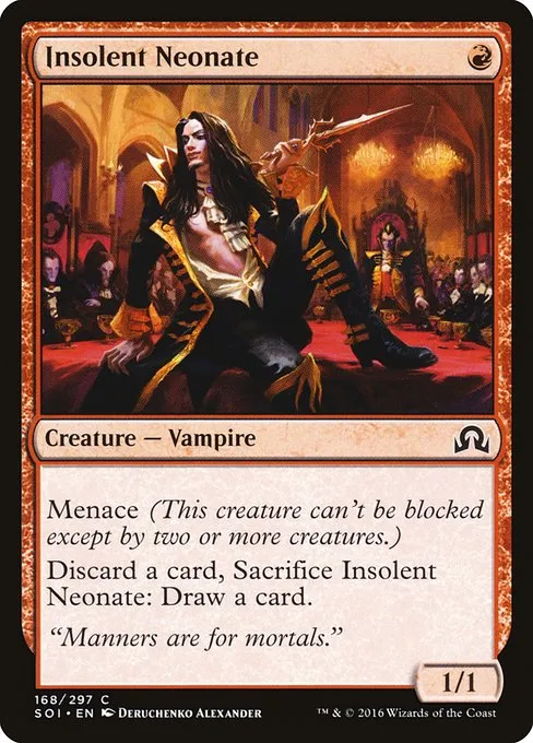 Insolent Neonate · Shadows over Innistrad 168/302