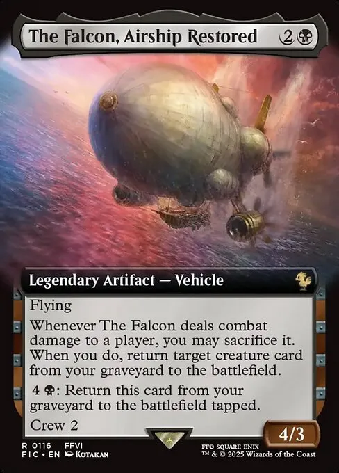 The Falcon, Airship Restored · Final Fantasy Commander 116/486