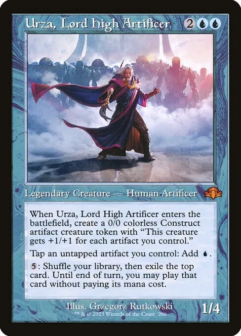 Urza, Lord High Artificer · Dominaria Remastered 296/457