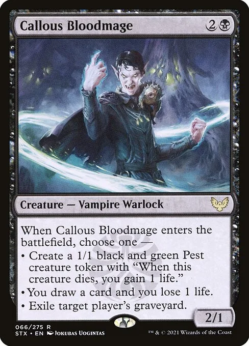 Callous Bloodmage · Strixhaven: School of Mages 66/393