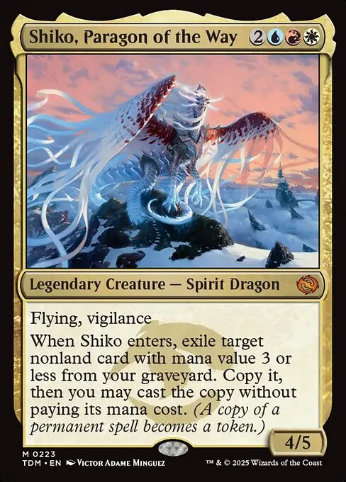 Shiko, Paragon of the Way · Tarkir: Dragonstorm 223/427