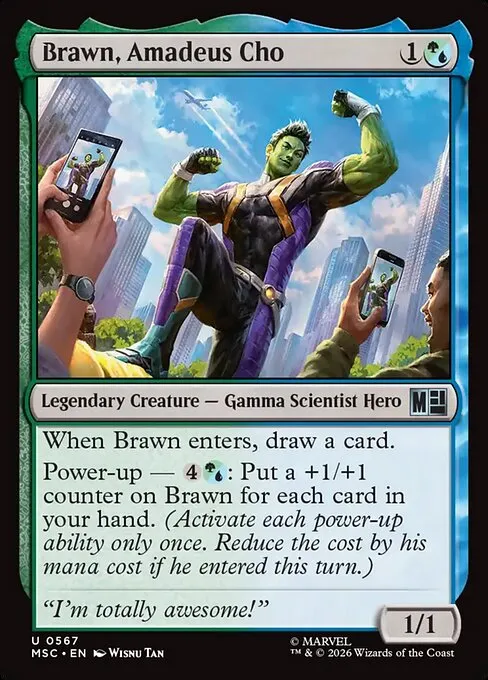 Brawn, Amadeus Cho · Marvel Super Heroes Commander 567/9