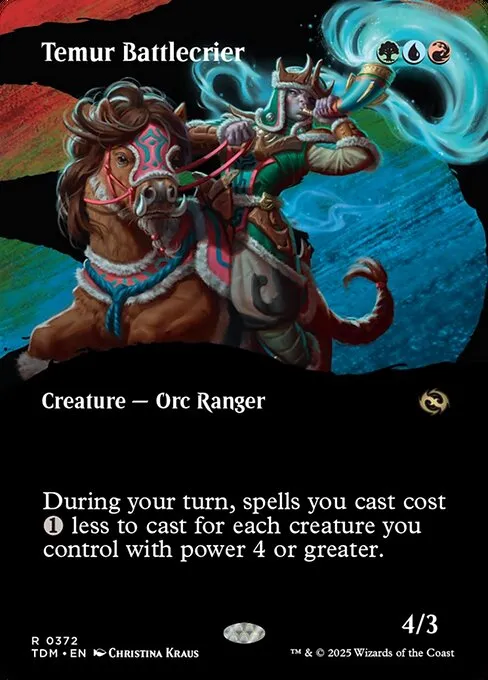 Temur Battlecrier · Tarkir: Dragonstorm 372/427