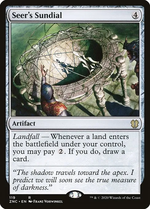 Seer's Sundial · Zendikar Rising Commander 119/142