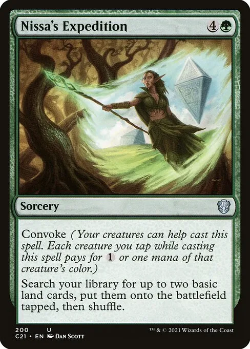Nissa's Expedition · Commander 2021 200/409