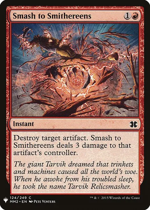 Smash to Smithereens · The List MM2-124/5050