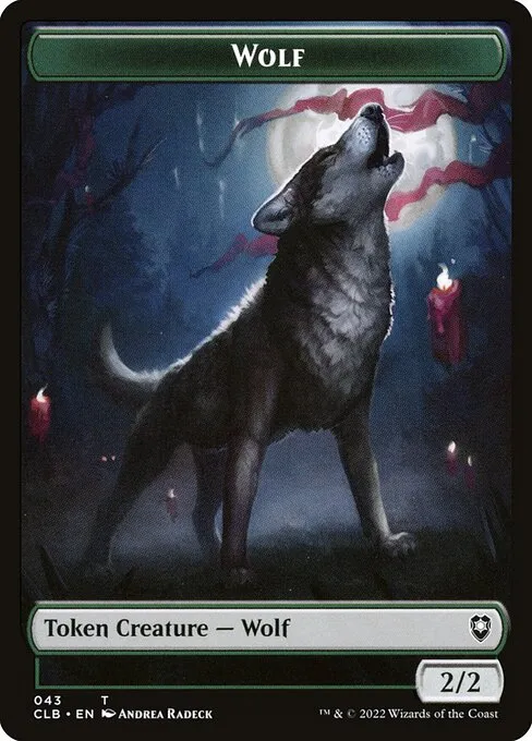 Wolf · Battle for Baldur's Gate Tokens 43/51