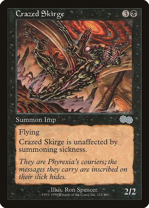Crazed Skirge · Urza's Saga 125/357