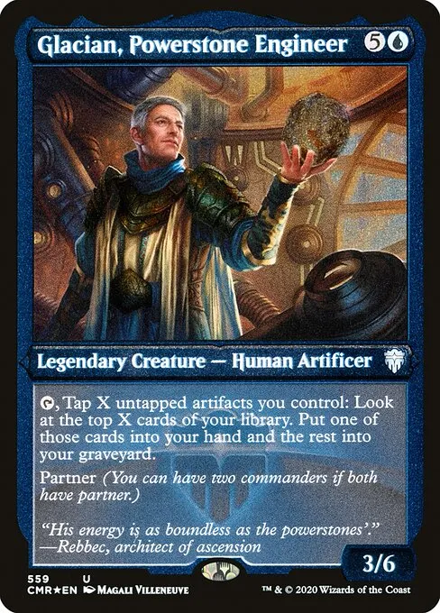 Glacian, Powerstone Engineer · Commander Legends 559/718